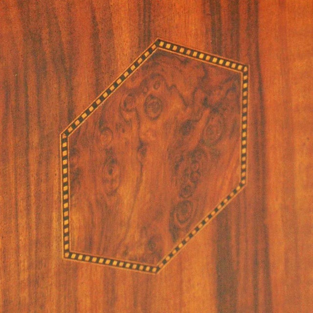 Nightstand in Ebony Macassar and Ebonized Ebony, 1920s For Sale - Image 4 of 6