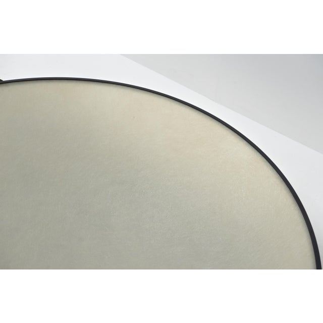 Plastic Postmodern Glassfibre Moon Wall Lamp with Metal Edge, Switzerland, 1990s For Sale - Image 7 of 11