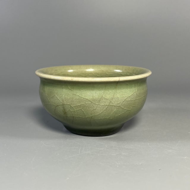 Chinese Antique Chinese Longquan Celadon Bowl For Sale - Image 3 of 5