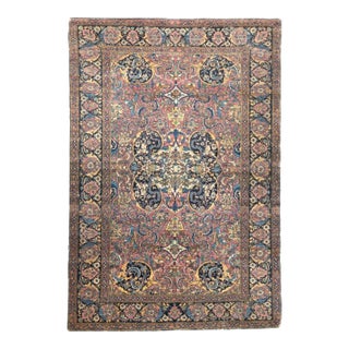 Antique Tehran Rug 4'8'' x 6'10'' For Sale
