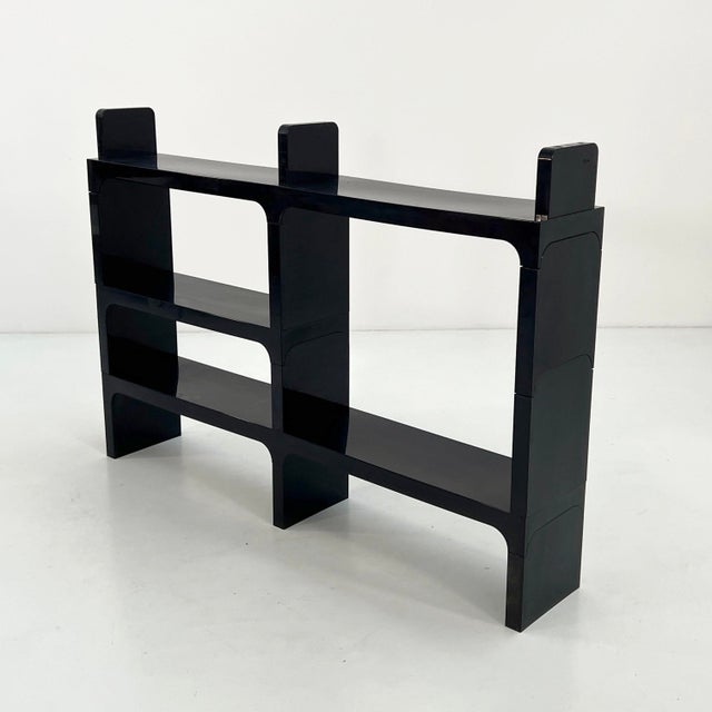 Black Modular Shelf by Olaf Von Bohr for Kartell, 1970s For Sale - Image 9 of 9