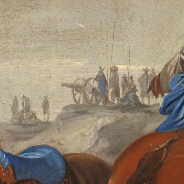 Waiting for the Battle, Oil on Canvas For Sale - Image 5 of 16