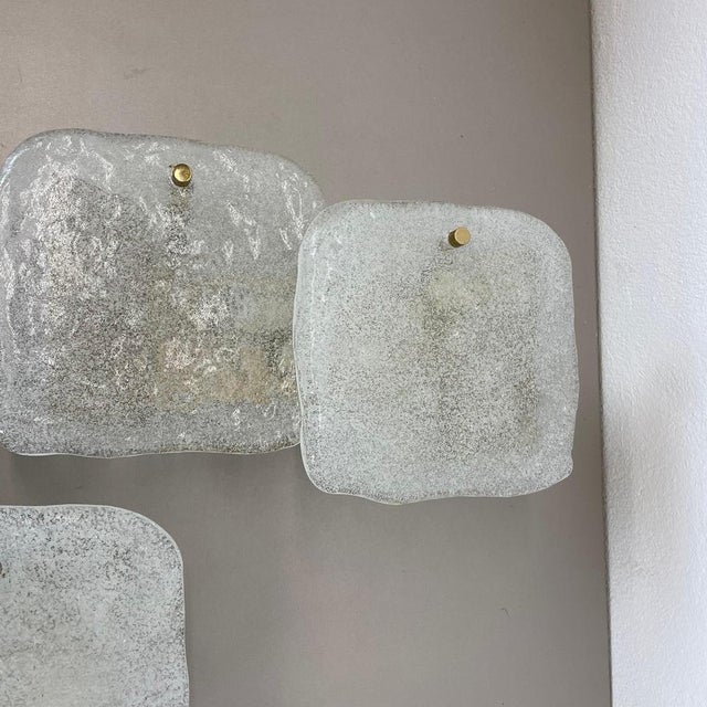Hollywood Regency Ice Glass Wall Lights from Kalmar Leuchten, 1960s, Set of 2 For Sale - Image 11 of 18