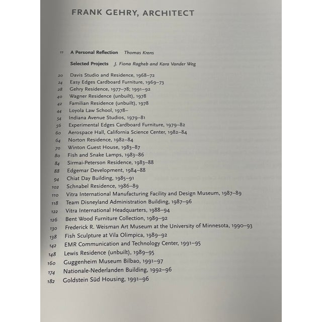 Modern Frank Gehry Architect Book by Guggenheim Museum Publication For Sale - Image 3 of 5