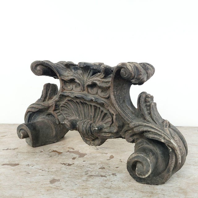 19th Century 19th Century Steel Fragment in the Baroque Style, Italy For Sale - Image 5 of 7