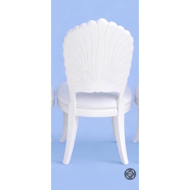 1950s Set of Four Grotto, Shell Back, Dining Chairs For Sale In Jacksonville, FL - Image 6 of 8