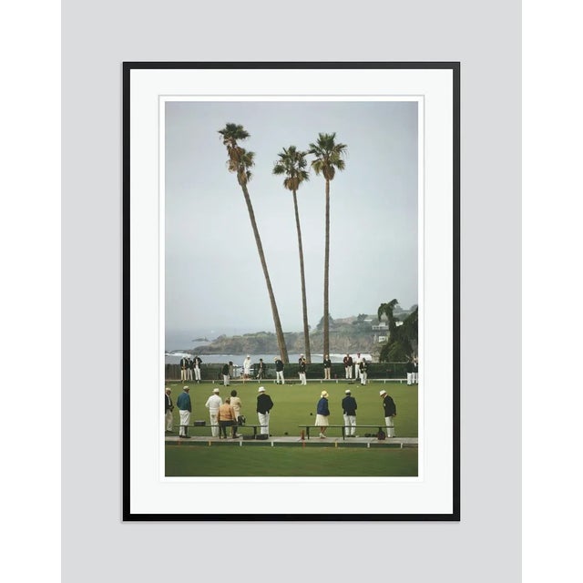Modern Laguna Bowls 1970 by Slim Aarons Framed C-Print For Sale - Image 3 of 3