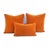 Place Textiles La Scala in Valencia Pillow Cover 20" X 20" Solid Orange Rust Alpaca Wool Accent Cushion Case For Sale In Portland, OR - Image 6 of 7