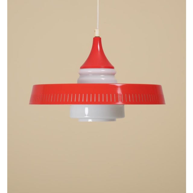 Swedish Ceiling Lights, 1960s, Set of 7 For Sale - Image 10 of 11