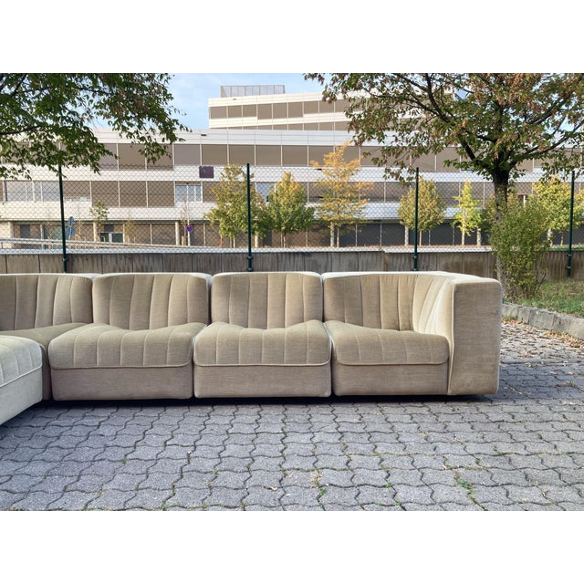 Vintage Model 9000 Modular Sofa by Tito Agnoli for Arflex, 1969, Set of 6 For Sale - Image 9 of 18