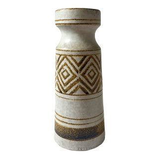 Mid Century Modern Pottery Craft Vase For Sale