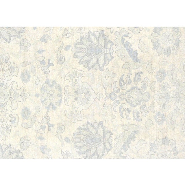 This Vintage Egyptian Sultanabad Rug is hand-woven with wool on a cotton foundation in the Nile delta region of Northern...