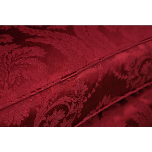 Baker Stately Homes Collection Pair of Carved Wingback Armchairs For Sale - Image 17 of 18