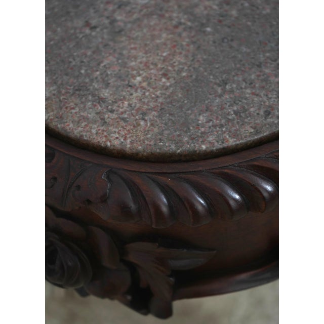 Antique American Victorian Walnut Parlor Table For Sale - Image 4 of 13