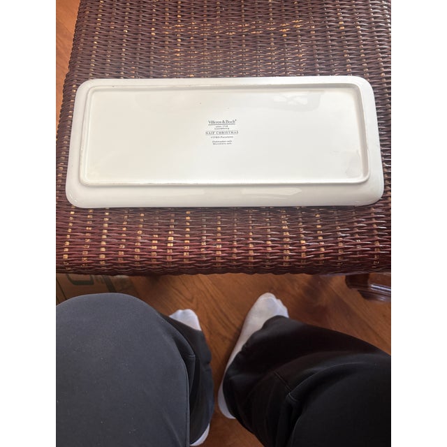 Villroy and Boch Naïf Christmas Sandwich/ Horduerve Platter. Villroy and Boch has a very high quality porcelain called...