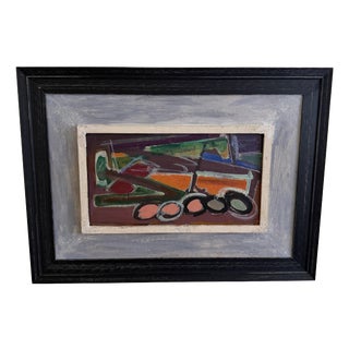Unknown, 'Abstract Still Life', 1960s, Oil on Canvas For Sale