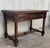 20th Century Spanish Baroque Style Oak Library Table For Sale - Image 4 of 12