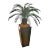 Artificial Palm in Floor Planter For Sale