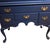 Pennsylvania House Highboy Dresser 2 Pc 11 Drawer Annie Sloan Napoleonic Blue For Sale - Image 10 of 11