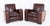 Art Deco Club Chairs in Walnut and Leather, Set of 2 For Sale - Image 6 of 6