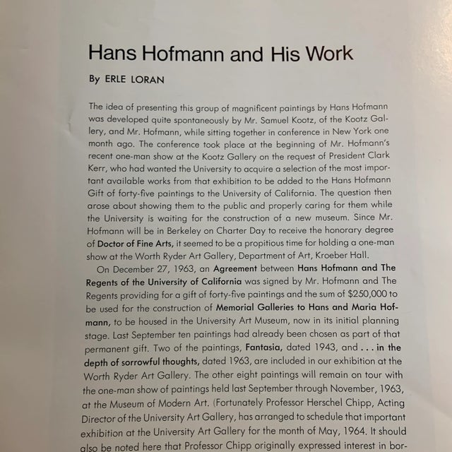 Red 1964 Hans Hofmann Art Books Set/2 For Sale - Image 8 of 13