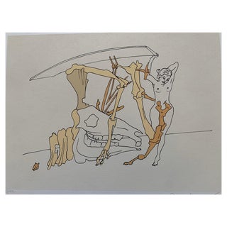 Marcel Jean, Surrealist Composition, 1960s, Lithograph For Sale