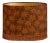 Palais Lampshade Laura Chocolate & Caramel For Sale