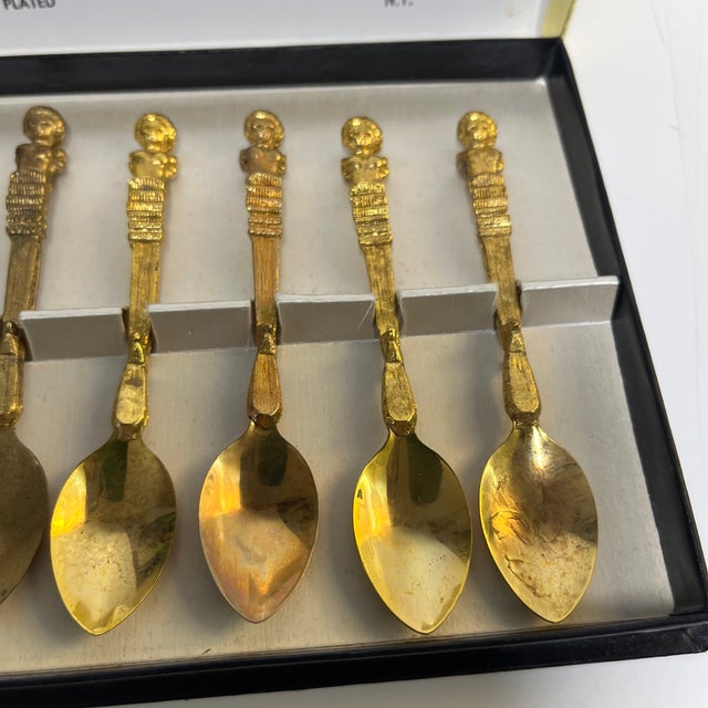 1950s 1950s Mid-Century Rosenfeld Demitasse Spoon Set/6 For Sale - Image 5 of 7