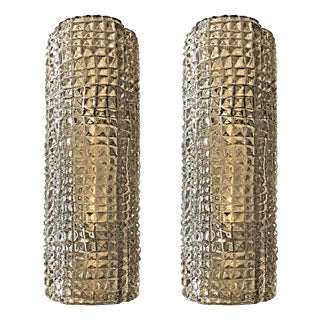 Smoked-Fumècrocodile Murano Glass Wall Sconces by Simoeng for Simoeng, Set of 2 For Sale
