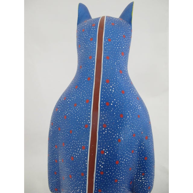 Oaxacan Alebrije Squirrel Wood Carving Mexico Folk Art Figure Sculpture For Sale - Image 10 of 12