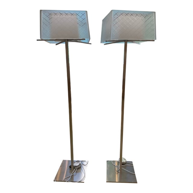 Pair of Metropolitan F2 Floor Lamps by Philippe Starck for Flos For Sale
