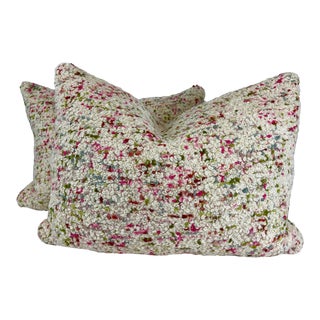 Rosemary Hallgarten "Confetti" in Macaron 16"x20" Pillows-A Pair For Sale