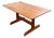 Mid Century Shedua Wood Dining Table Attributed to Gerald McCabe For Sale