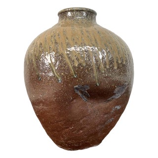 Shigaraki Tsubo Vase, Japan, 1920s For Sale