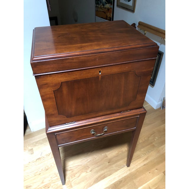 Excellent original condition #2529 Stoddard Silver Chest Cabinet from the 1960's.