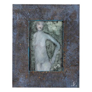 Luigi Granetto, Little Fanny, Oil on Paper, 1998 For Sale