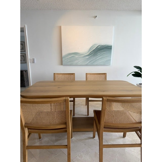 Wood Rh Oslo 72" Oak Rectangular Dining Table Brand: Restoration Hardware For Sale - Image 7 of 12