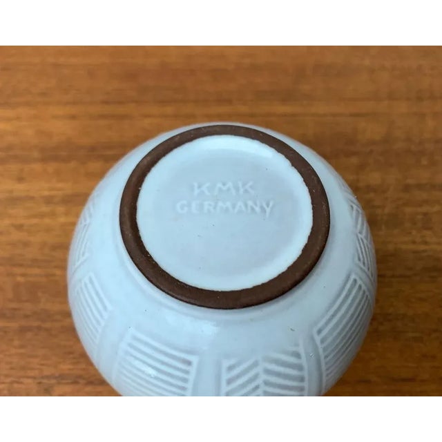 White German Vase from KMK Keramik, 1960s For Sale - Image 8 of 13