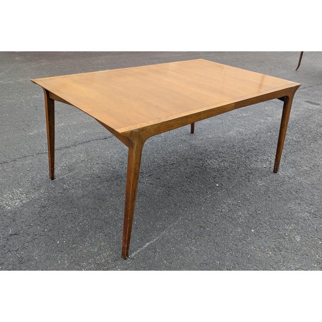 John Van Koert for Drexel Profile Mid Century 10 Person Dining Table For Sale - Image 15 of 18