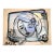 Contemporary Original Acrylic Painting on Cotton Paper by Cassandra Auker “Kawaii” For Sale