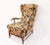 1940s Paolo Buffa Wing Back Floral Armchair For Sale - Image 6 of 6