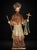A finely carved and polychromed wooden figure depicting Saint Francis Xavier, attributed to the Mexican Colonial School...