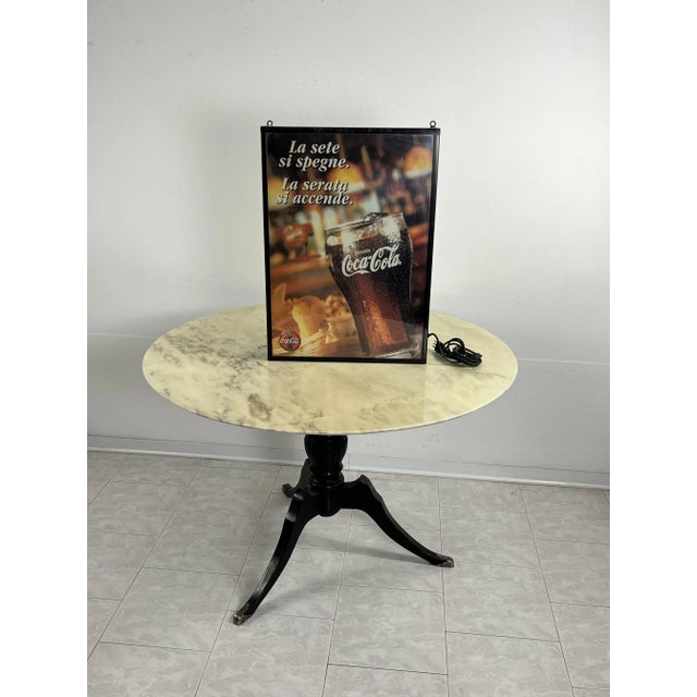 Vintage Coca Cola Backlit Advertising Panel, 1980s For Sale - Image 4 of 12