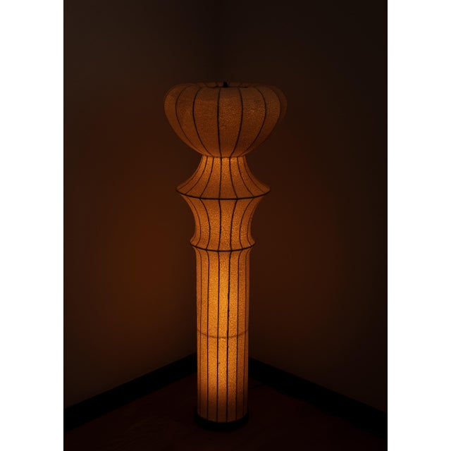 A sculptural floor lamp exploring the relationship between material, structure and light. When unlit, Lamp N.01 reads as a...