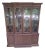 Hickory Chair 70's Era 2 Piece Mahogany Cabinet For Sale