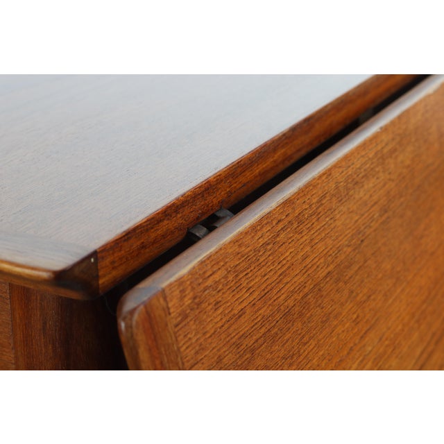 1960s Arne Vodder for Sibast Danish Modern Teak Model 227 Extension Dining Table For Sale - Image 5 of 13