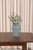 Vintage Frosted Aqua Glass Vase For Sale In Chicago - Image 6 of 18