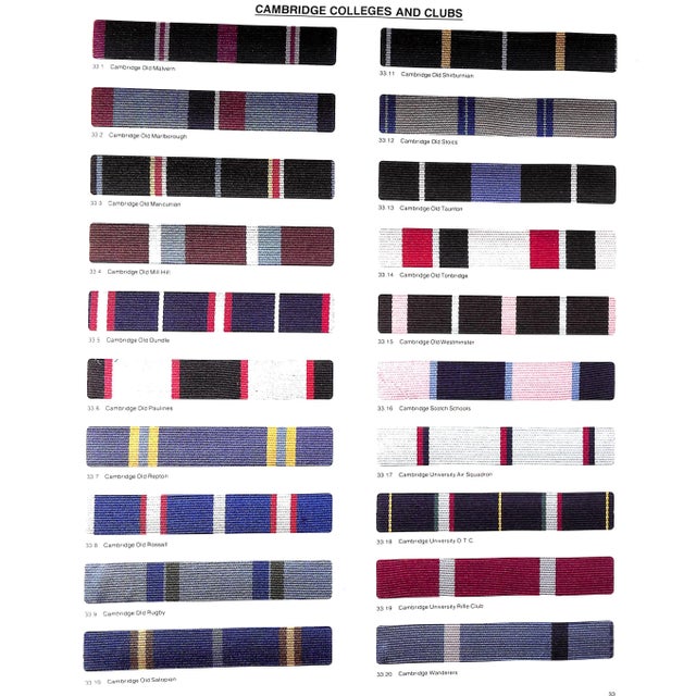 "Club and Regimental Colours. Pattern Book W/ 1000 Swatches W/ 48 Additional Swatches of Historic Club" 1995 Gissop, Peter For Sale - Image 18 of 18