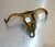 San Pacific International Large Brass Cow Head Wall Hook For Sale - Image 4 of 5