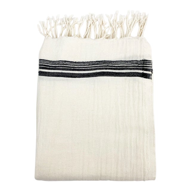 Turkish Oyster Linen Towel For Sale